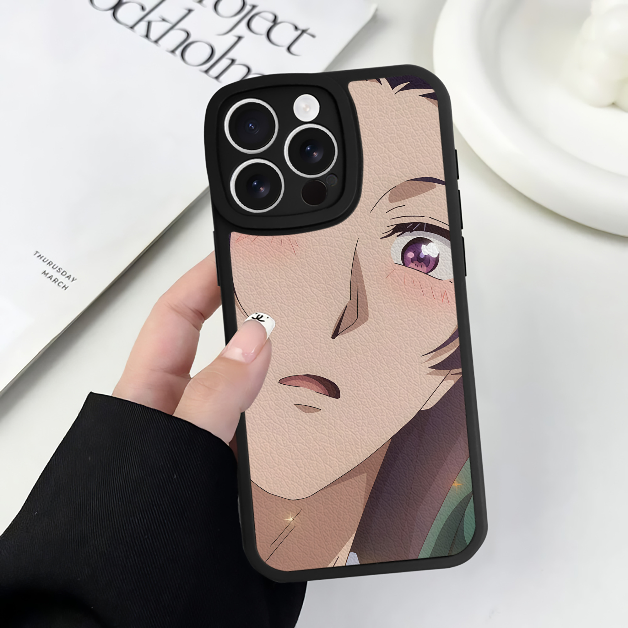 薬屋のひとりごと The Apothecary Diaries 【iPhone 16シリーズ対応】シリコンスマホケース（レザー調） 材質：シリコン